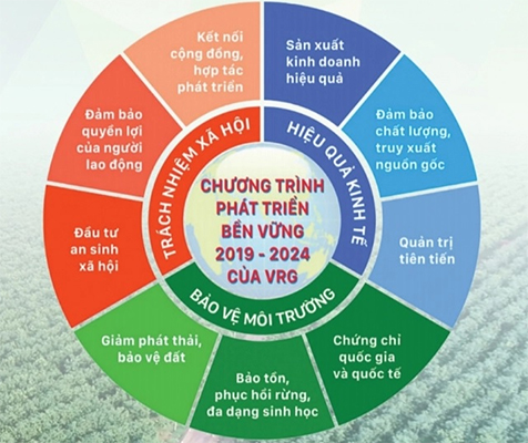 VRG kỳ vọng có ít nhất 15 thành viên đạt Top 100 doanh nghiệp bền vững17